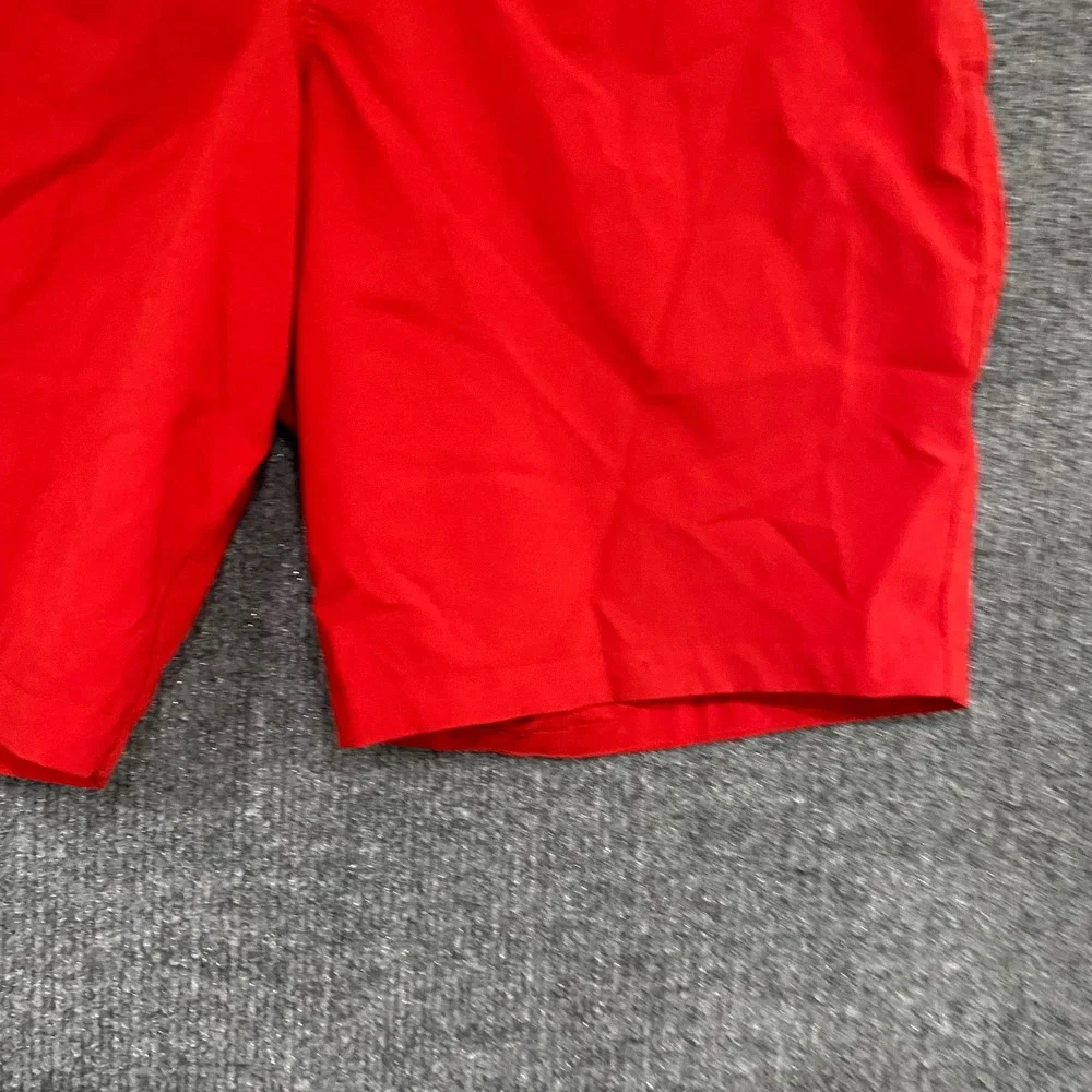 Abercrombie & Fitch Mens Red Stretch Board Shorts Swim Trunks Size 31